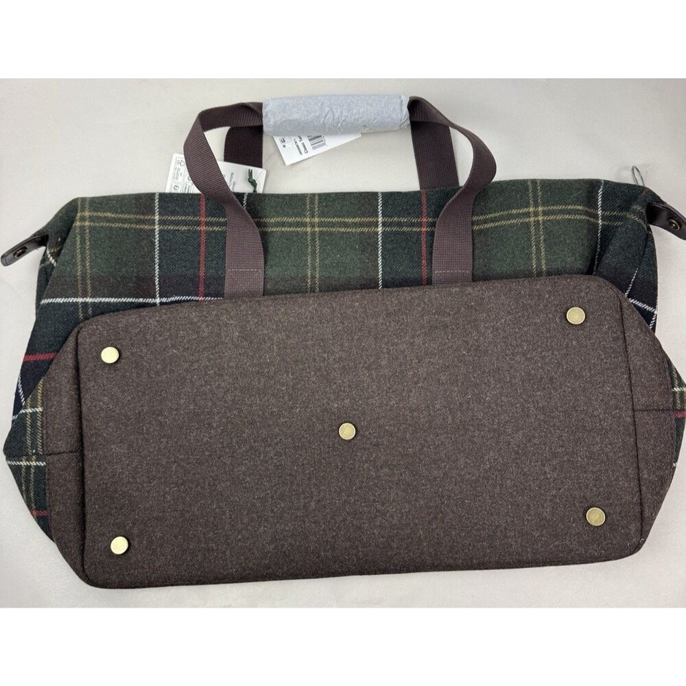 Barbour Classic Tartan Plaid Cree Holdall Duffel Bag NWT - Picture 7 of 9